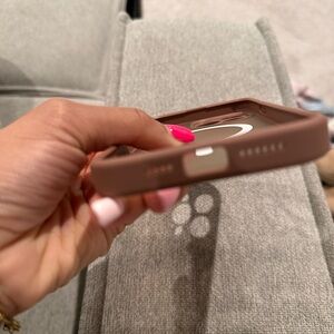 Brown Phone Case with Logo